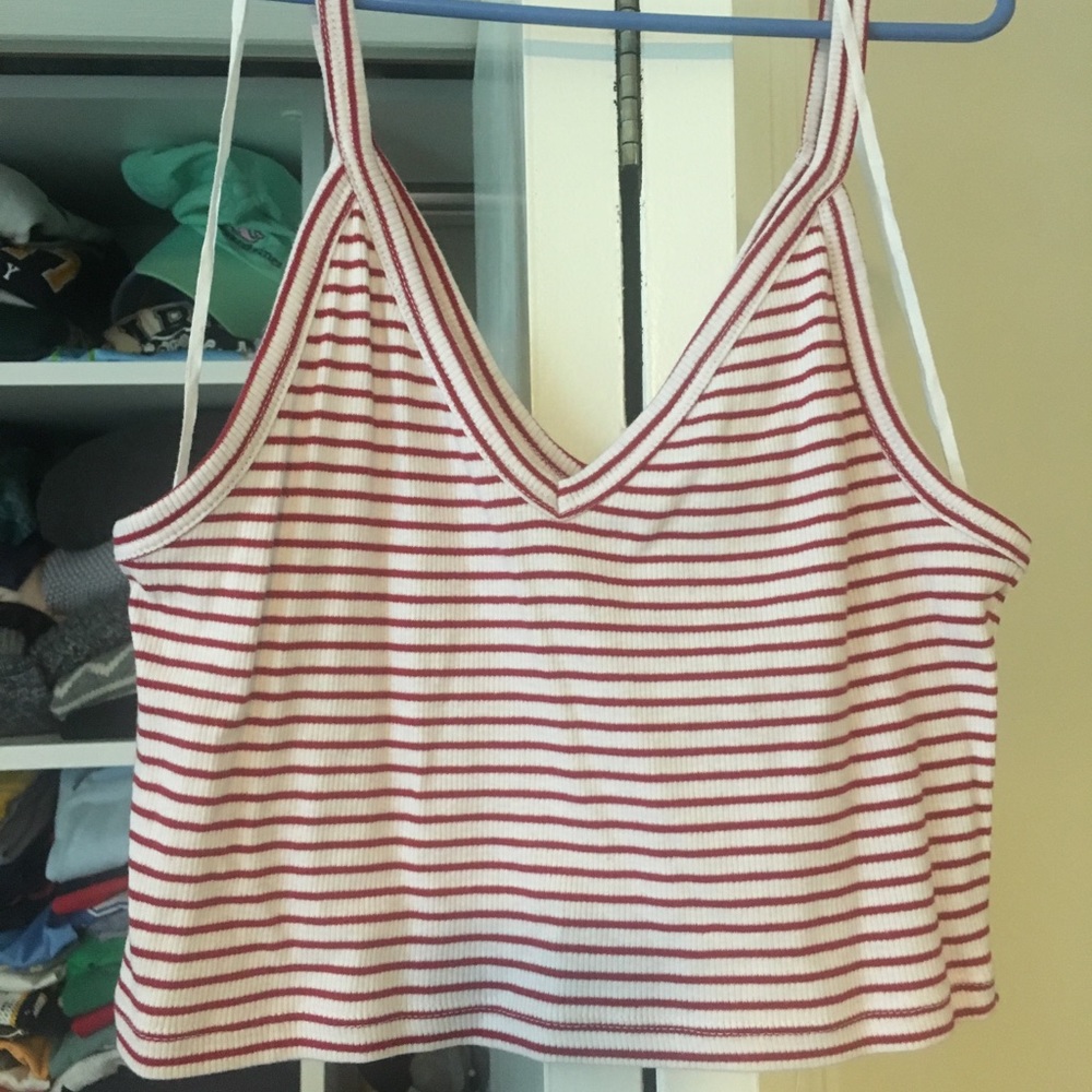 Striped crop top
